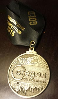 Catman Cellars Boutique Oregon Winery Gold Medal